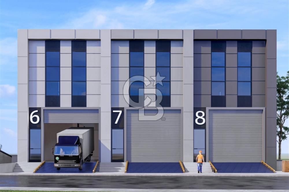 YALOVA KİRAZLI SANAYİDE RUHSATLI & PROJELİ 2810 m² FABRİKA ARSA