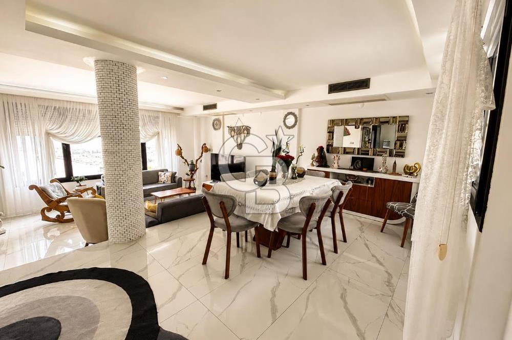Kahramandere'de Müstakil Havuzlu, Deniz Manzaralı 6+2 Villa