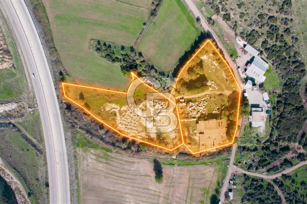 Ezine O.S.B'de Harika Konumlu Satılık 15.400 m² 2 Parsel Arsa
