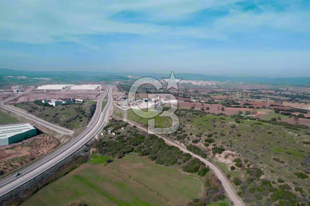 Ezine O.S.B'de Harika Konumlu Satılık 15.400 m² 2 Parsel Arsa