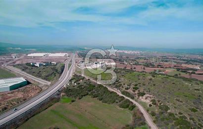 Ezine O.S.B'de Harika Konumlu Satılık 15.400 m² 2 Parsel Arsa