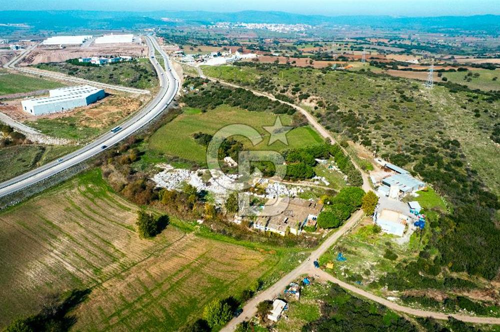 Ezine O.S.B'de Harika Konumlu Satılık 15.400 m² 2 Parsel Arsa