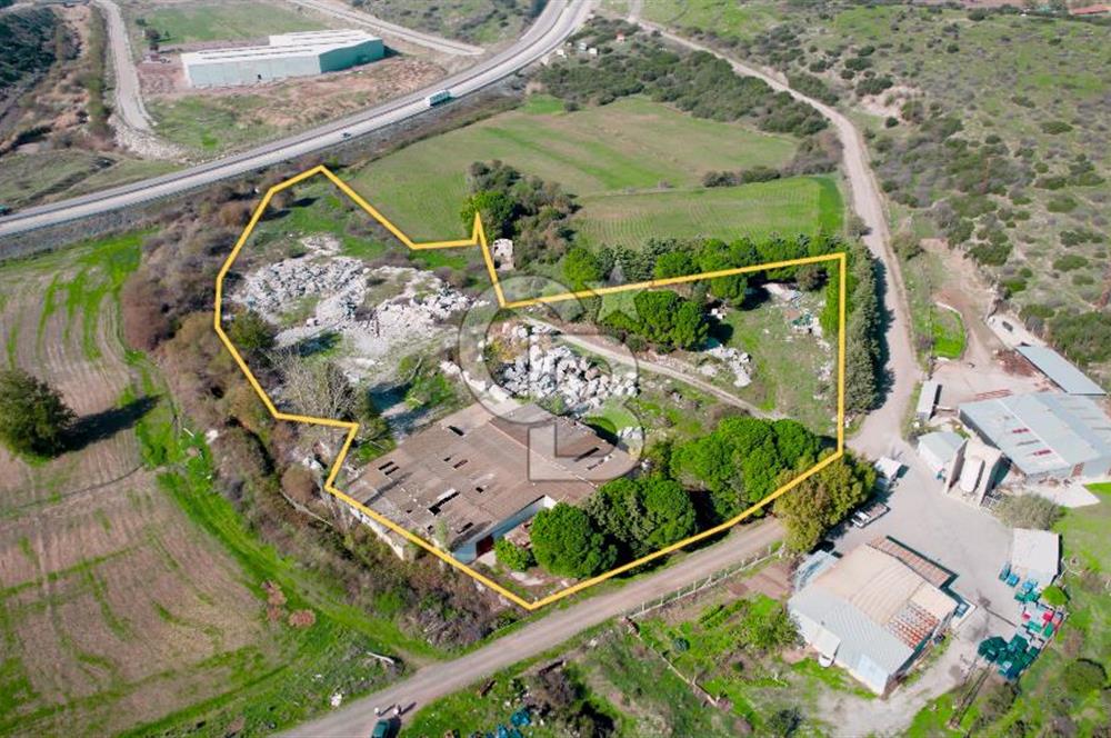 Ezine O.S.B'de Harika Konumlu Satılık 15.400 m² 2 Parsel Arsa