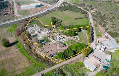 Ezine O.S.B'de Harika Konumlu Satılık 15.400 m² 2 Parsel Arsa