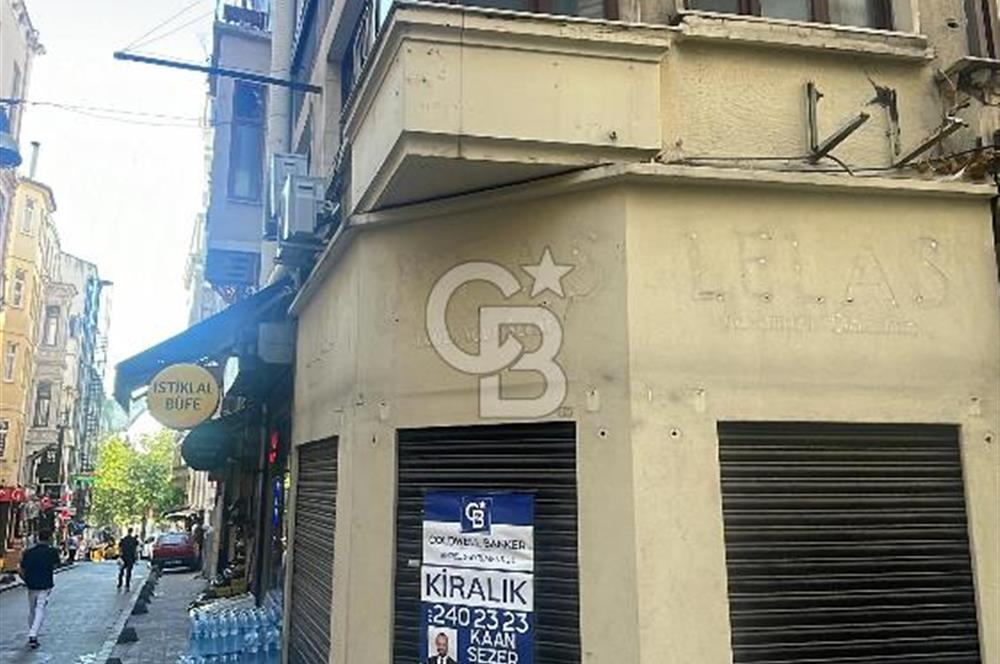 BEYOĞLU İSTİKLAL YANI DEMİRÖREN KOMŞUSU KÖŞE KİRALIK DÜKKAN