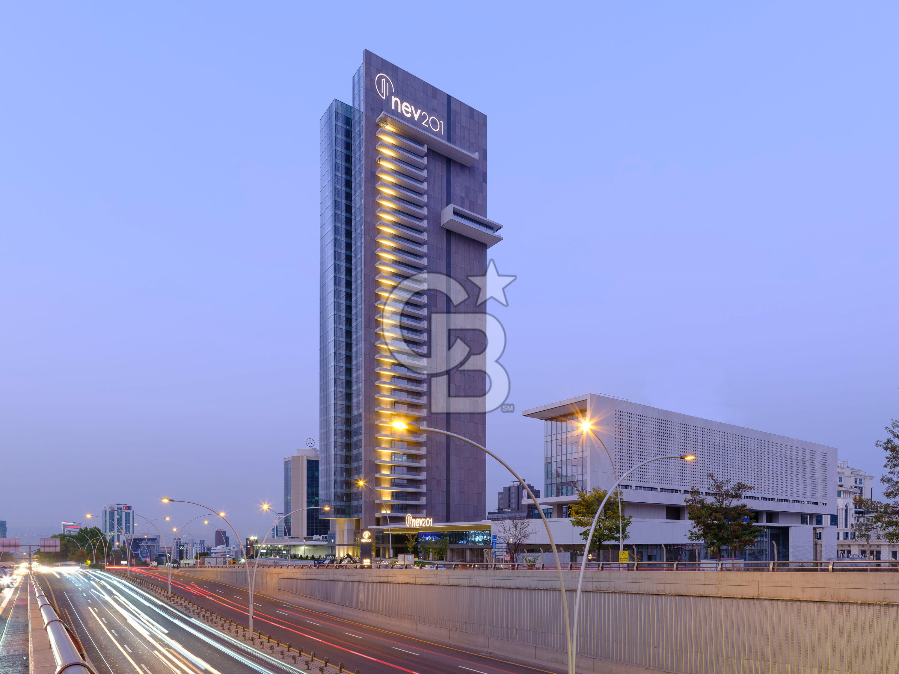 NEV201 PLAZA DA 14.KAT 200m2 KDV'Lİ SATILIK OFİS