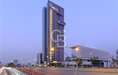 NEV201 PLAZA DA 14.KAT 200m2 KDV'Lİ SATILIK OFİS