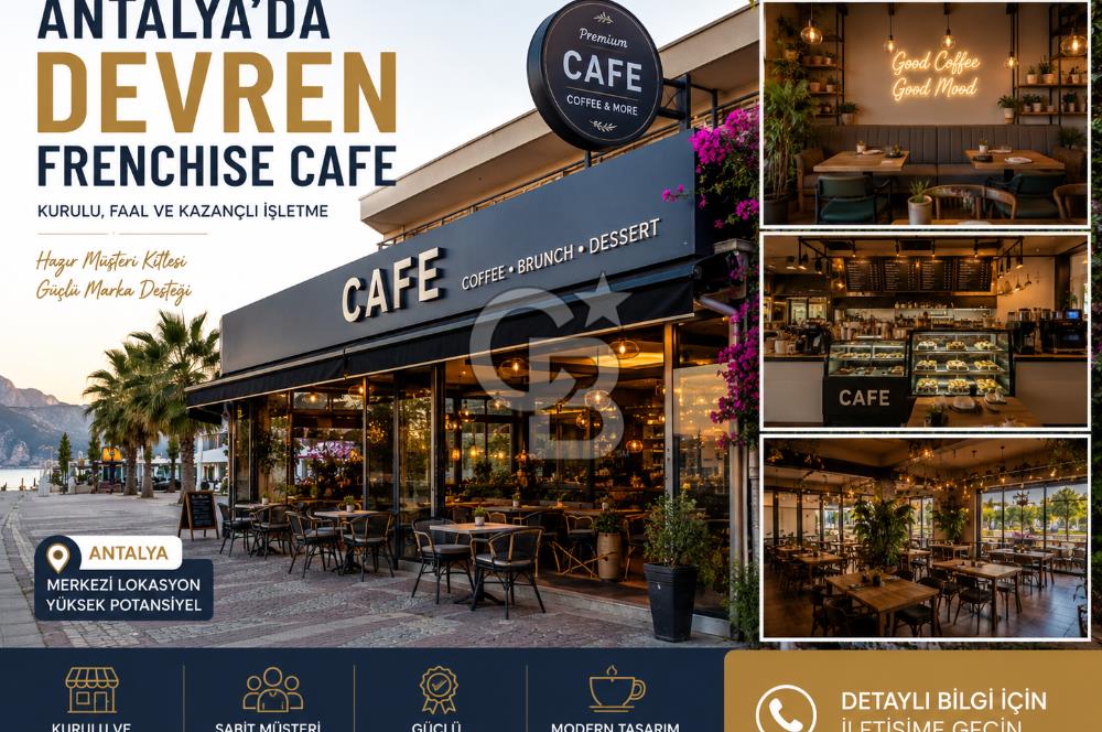 DEVREN KURUMSAL KAFE İŞLETMESİ | GÜÇLÜ LOKASYON - YÜKSEK CİRO