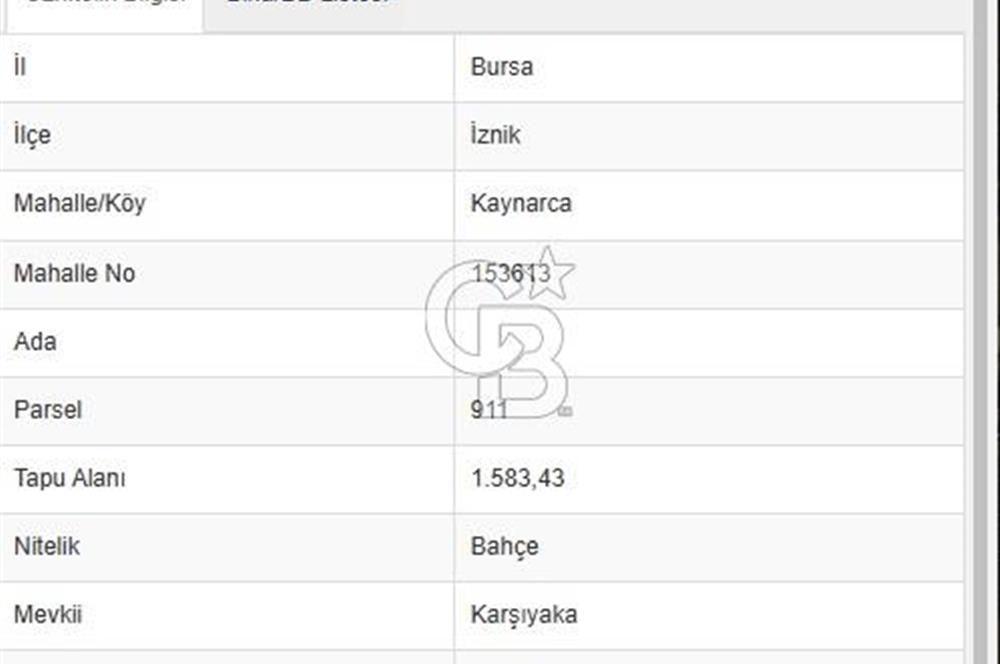 COLDWELL BANKER EVEREST GÜVENCESİYLE, HALİT DUMAN’DAN İZNİK KAYNARCA’DA YATIRIMIN VE BEREKETİN TAM MERKEZİNDE KAÇIRILMAYACAK SATILIK 3 AYRI KUPON PARSEL! 