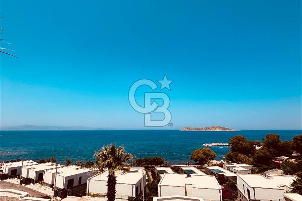 Bodrum Gümüşlükte Deniz Manzaralı Satılık 3+1 Villa