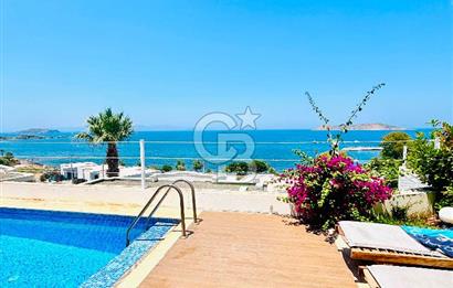 Bodrum Gümüşlükte Deniz Manzaralı Satılık 3+1 Villa