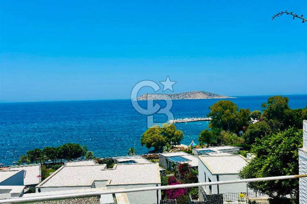 Bodrum Gümüşlükte Deniz Manzaralı Satılık 3+1 Villa