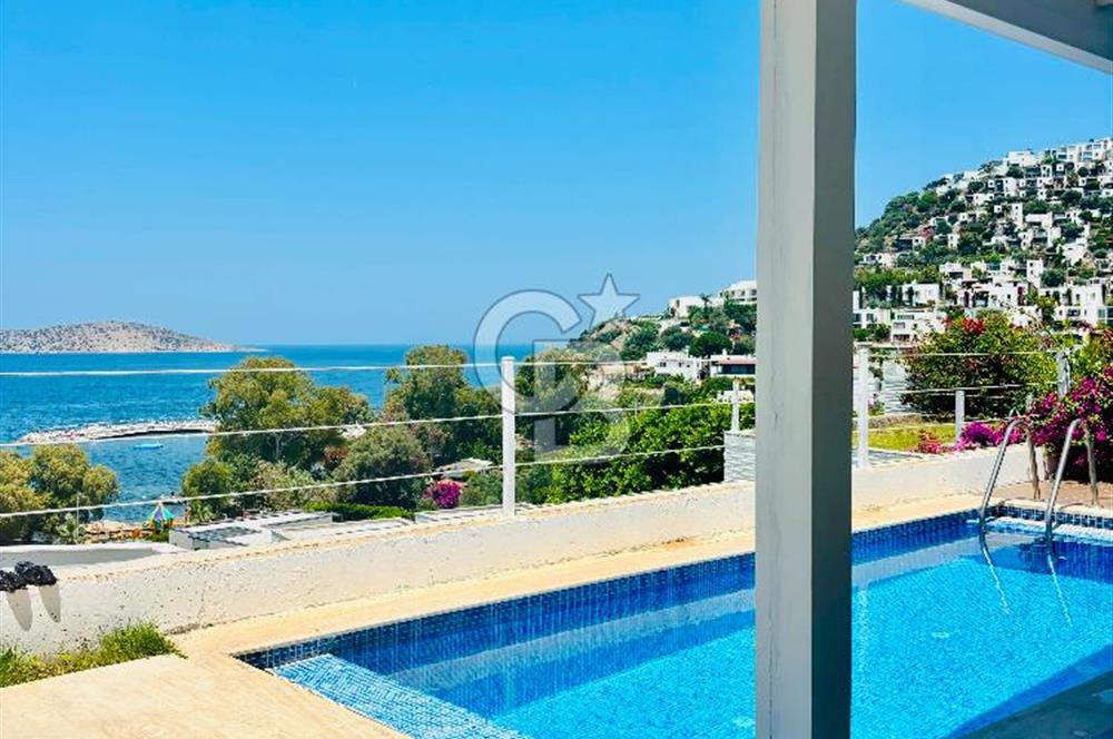 Bodrum Gümüşlükte Deniz Manzaralı Satılık 3+1 Villa