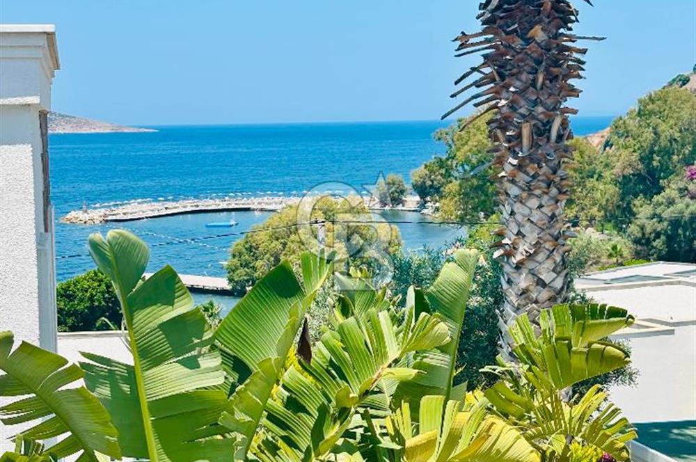 Bodrum Gümüşlükte Deniz Manzaralı Satılık 3+1 Villa