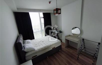 AKZİRVE STRADA 1. ETAP'TA, PEYZAJ MANZARALI 1+1 EŞYALI KIRALIK