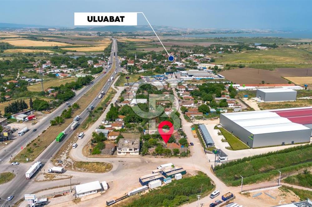 CB AMBIANCE'DAN ULUABAT SÜTAŞ YAKININDA 840 M2 ARSA VE KÖY EVİ