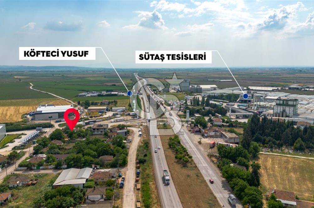 CB AMBIANCE'DAN ULUABAT SÜTAŞ YAKININDA 840 M2 ARSA VE KÖY EVİ