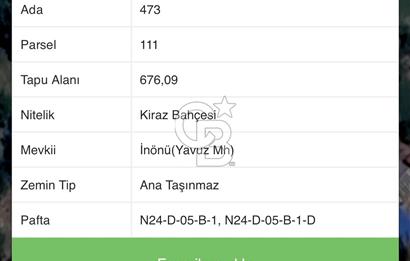KORKUTELİ YEŞİLYAYLA KÖY MERKEZİNDE 676 M2 BAHÇE VASFINDA ARAZİ