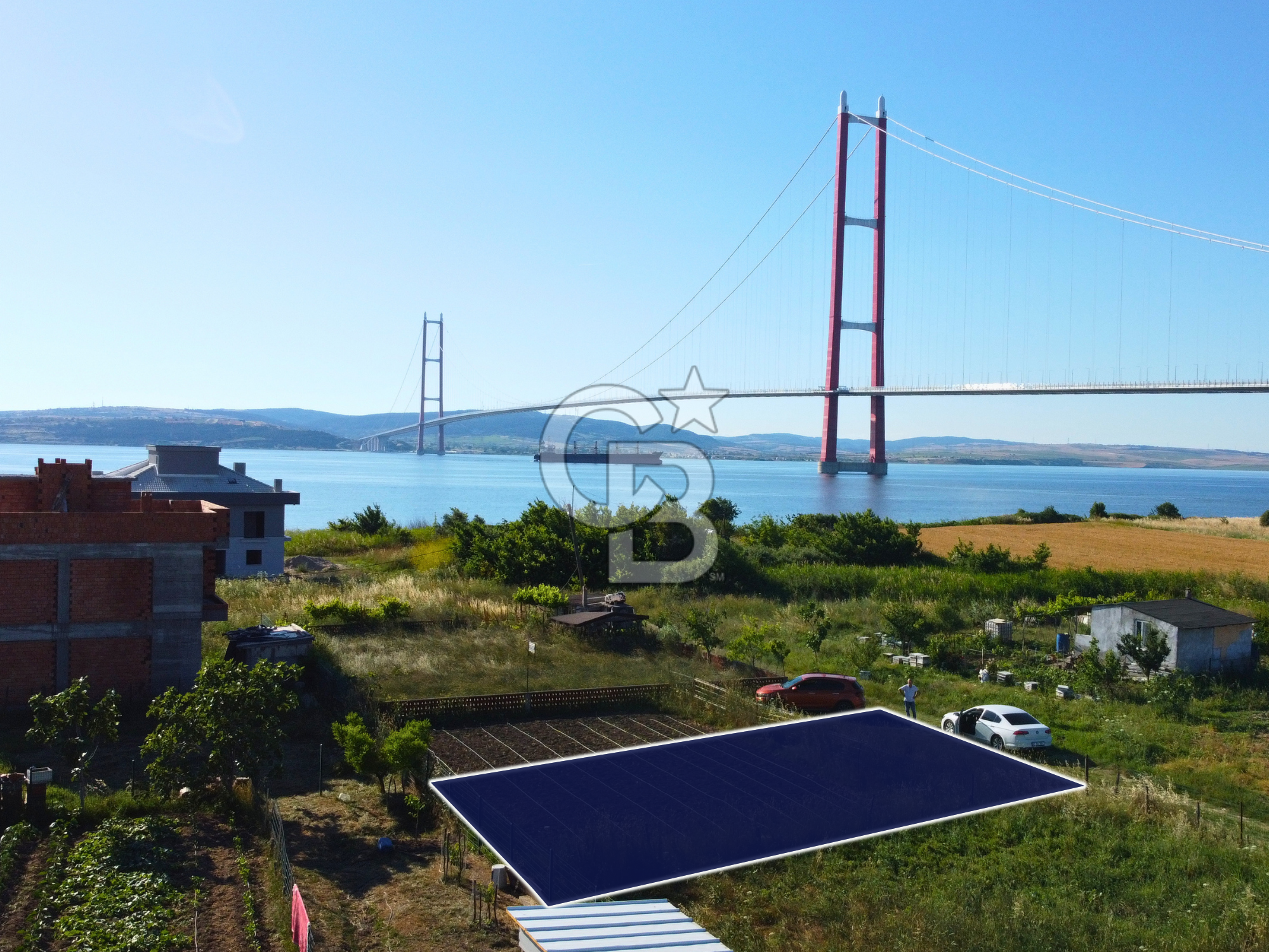 Çanakkale Lapseki'de Boğaz Köprüsüne Komşu %30 2 Kat İmarlı Arsa