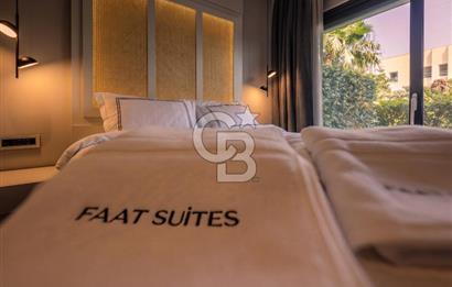 FAAT SUİTES PREMİUM EŞYALI KİRALIK BAHÇELİ 1+1 DAİRE
