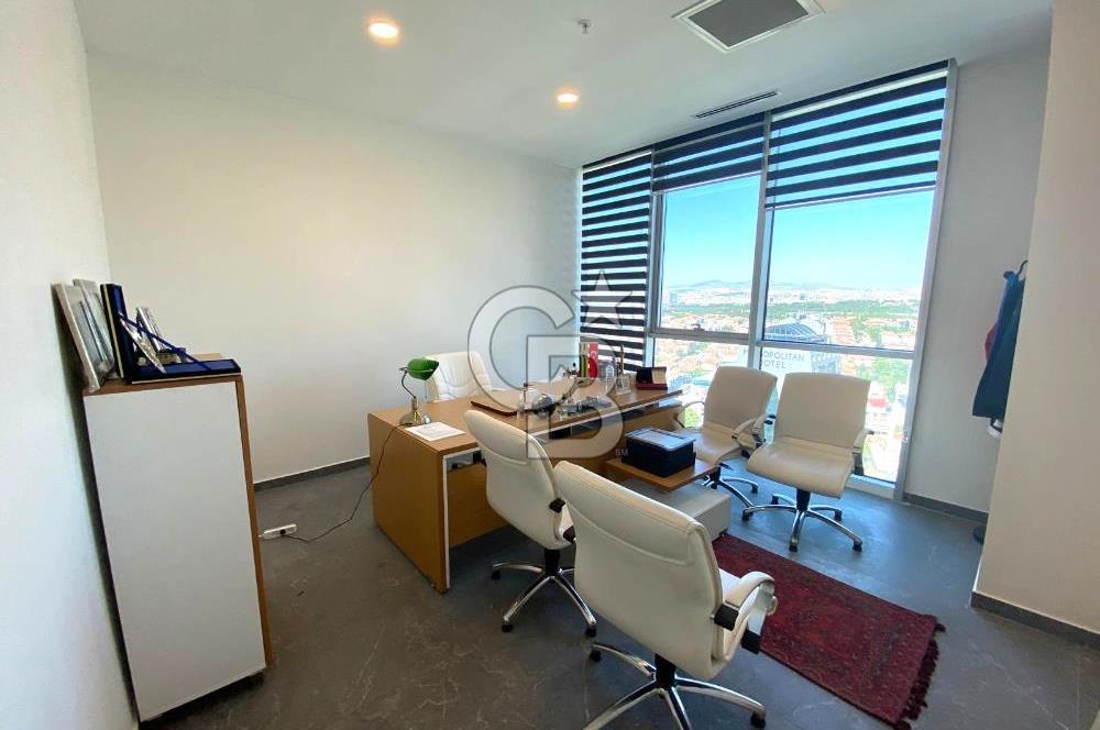 ÇUKURAMBAR PLAZADA YÜKSEK KAT YAPILI 110 M2 , 2+1 KİRALIK OFİS