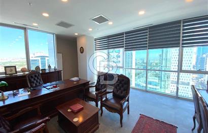 ÇUKURAMBAR PLAZADA YÜKSEK KAT YAPILI 110 M2 , 2+1 KİRALIK OFİS