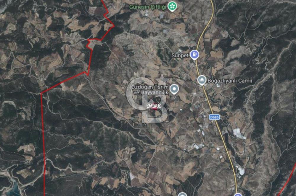 BUCAK ÇAMLIK'TA 7.693 M² MÜSTAKİL TAPULU YATIRIMLIK TARLA