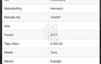 CB BLACK'TAN UYGUN FİYATLI TARLA
