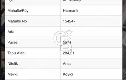 CB BLACK'TAN İMARLI ARSA
