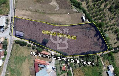IŞIKLAR KÖYÜ ANAYOLA CEPHE SARI ALANDA SATILIK 8 DÖNÜM TARLA