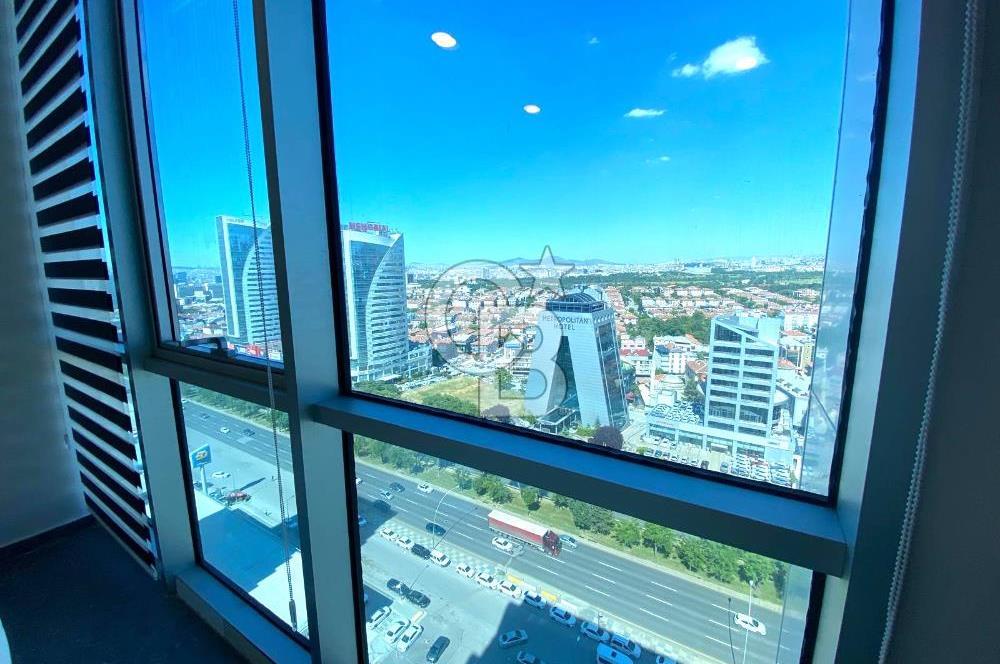 ÇUKURAMBAR PLAZADA YÜKSEK KAT YAPILI 110 M2 , 2+1 KİRALIK OFİS