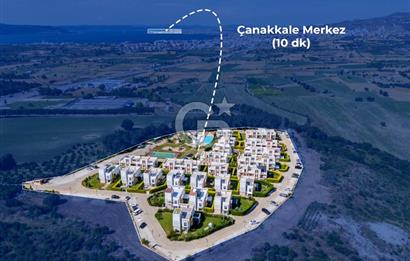 ÇANAKKALE KORU MODERN SİTESİNDE SATILIK 4+1 VİLLA