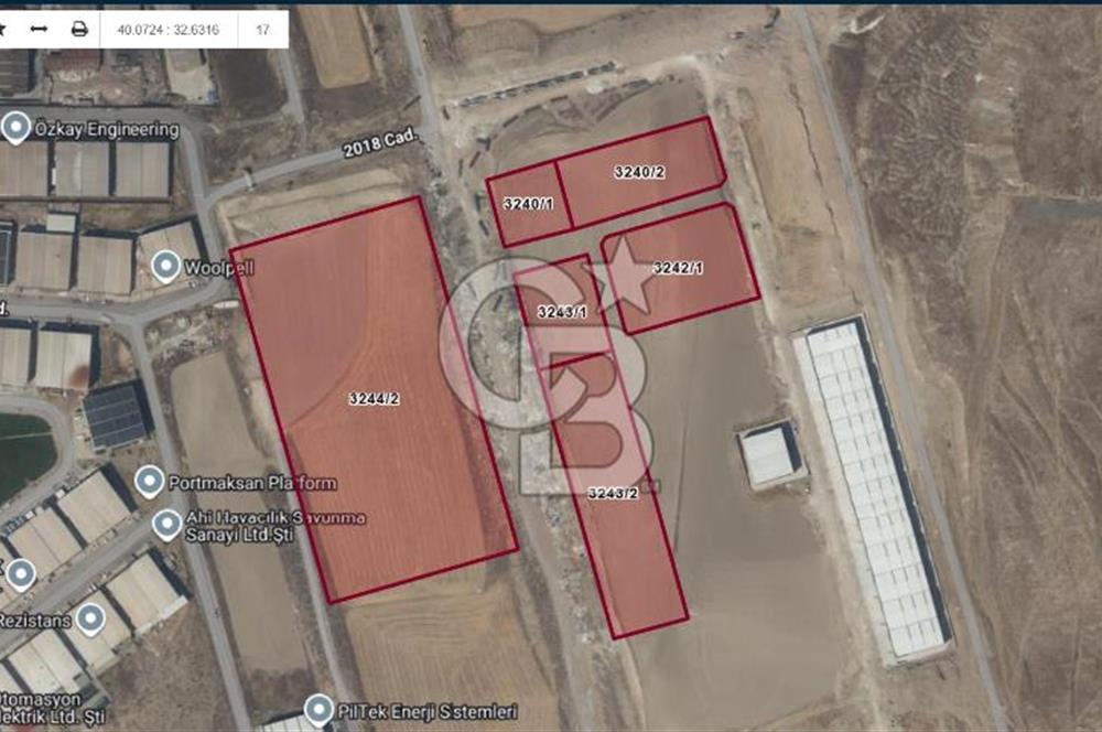 SARAY’DA MÜSTAKİL TAPULU SANAYİ İMARLI 4000 m2 SATILIK ARSA