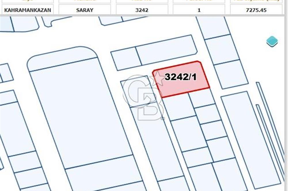 SARAY’DA SANAYİ İMARLI 115 m2 HİSSELİ SATILIK ARSA