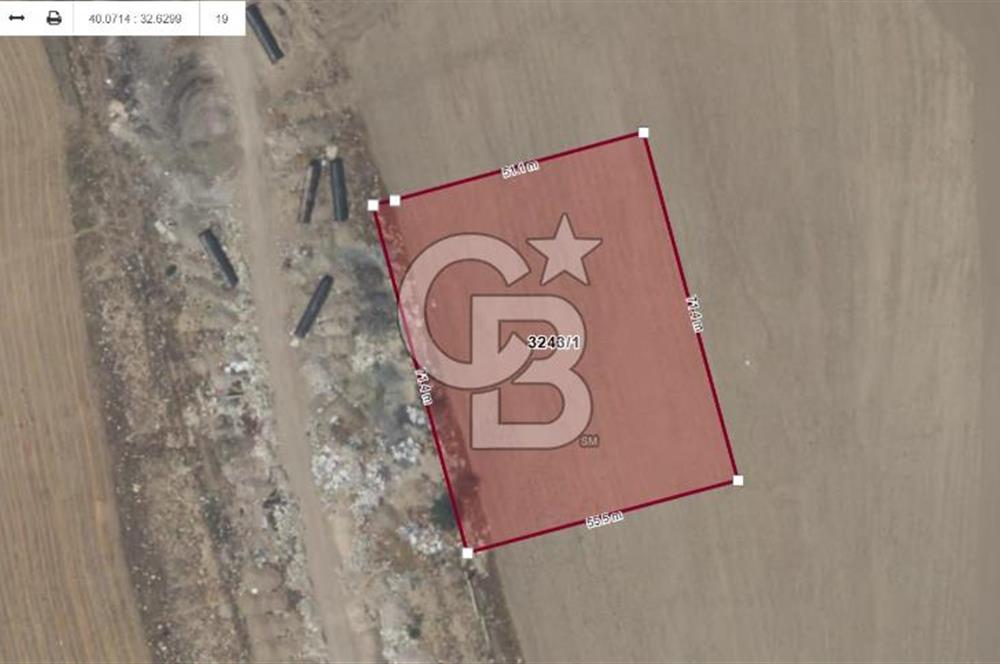 SARAY’DA MÜSTAKİL TAPULU SANAYİ İMARLI 4000 m2 SATILIK ARSA