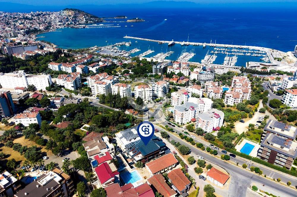 Kuşadası Marina'da Müstakil havuzlu lüks 1+1 Kiralık Daire