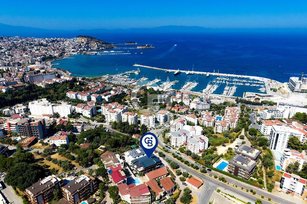 Kuşadası Marina'da Müstakil havuzlu lüks 1+1 Kiralık Daire