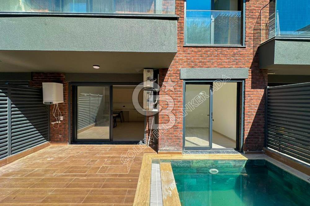 Kuşadası Marina'da Müstakil havuzlu lüks 1+1 Kiralık Daire