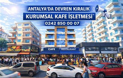 KONYAALTI ALTINKUM'DA DEVREN FRANCHİSE İŞLETMESİ