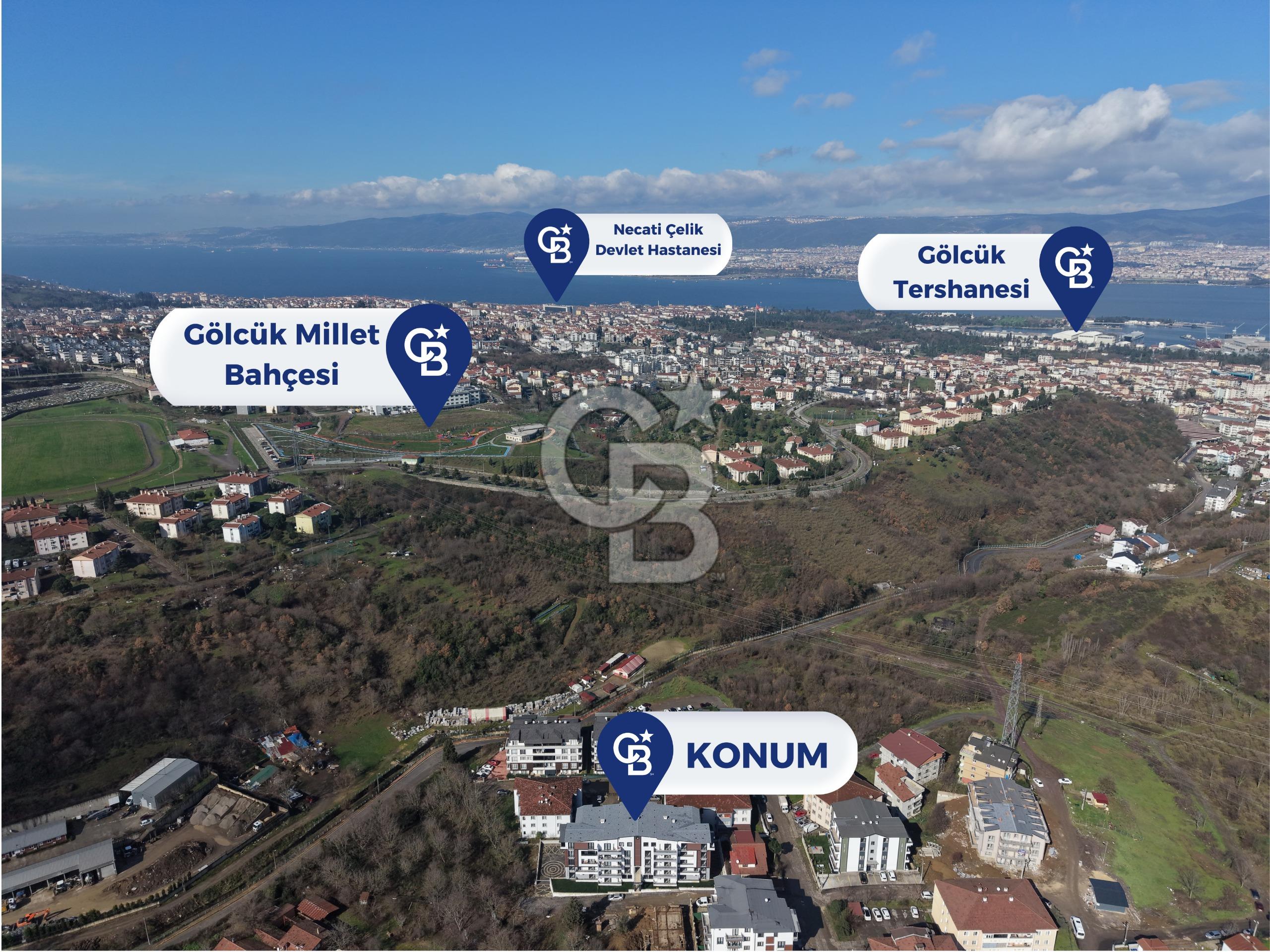 Gölcük Yeni Mah. Faralya Sitesi 3+1 Çatı Dubleks