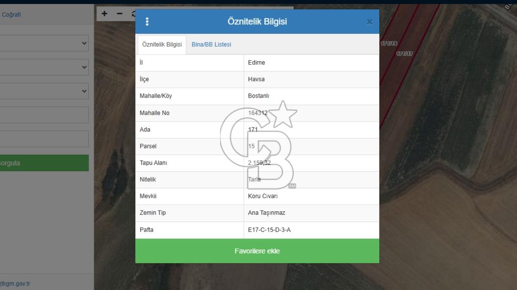 CB MAJOR 'DEN EDİRNE HAVSA BOSTANLI KÖYÜ SATILIK KÖY İMARLI ARSA