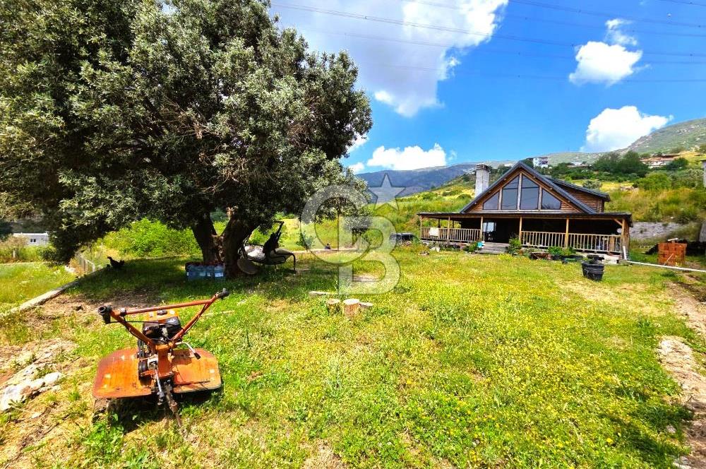 BORNOVA EĞRİDERE'DE 1000 M2 ARSA İÇİNDE AHŞAP BAĞ EVİ SATILIK