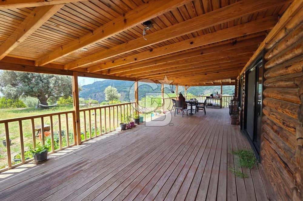 BORNOVA EĞRİDERE'DE 1000 M2 ARSA İÇİNDE AHŞAP BAĞ EVİ SATILIK