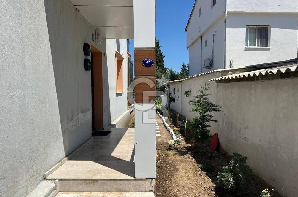 Foça Bağarası Hacıveli Mah. Kiralık 2+1 Bahçe Katı Daire