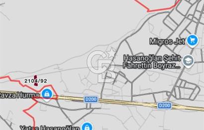 Hasanoğlan Bahçelievler’de Ana Yola Yakın 2.609 m² Satılık Arazi