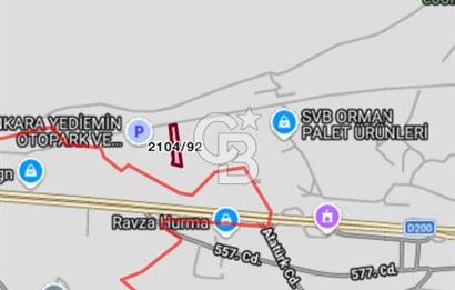 Hasanoğlan Bahçelievler’de Ana Yola Yakın 2.609 m² Satılık Arazi