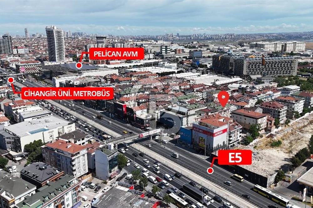 AVCILAR ÜNİVERSİTE MAH. E-5/METROBÜSE YAKIN 140 m² DEPOLU DÜKKAN