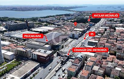 AVCILAR ÜNİVERSİTE MAH. E-5/METROBÜSE YAKIN 140 m² DEPOLU DÜKKAN
