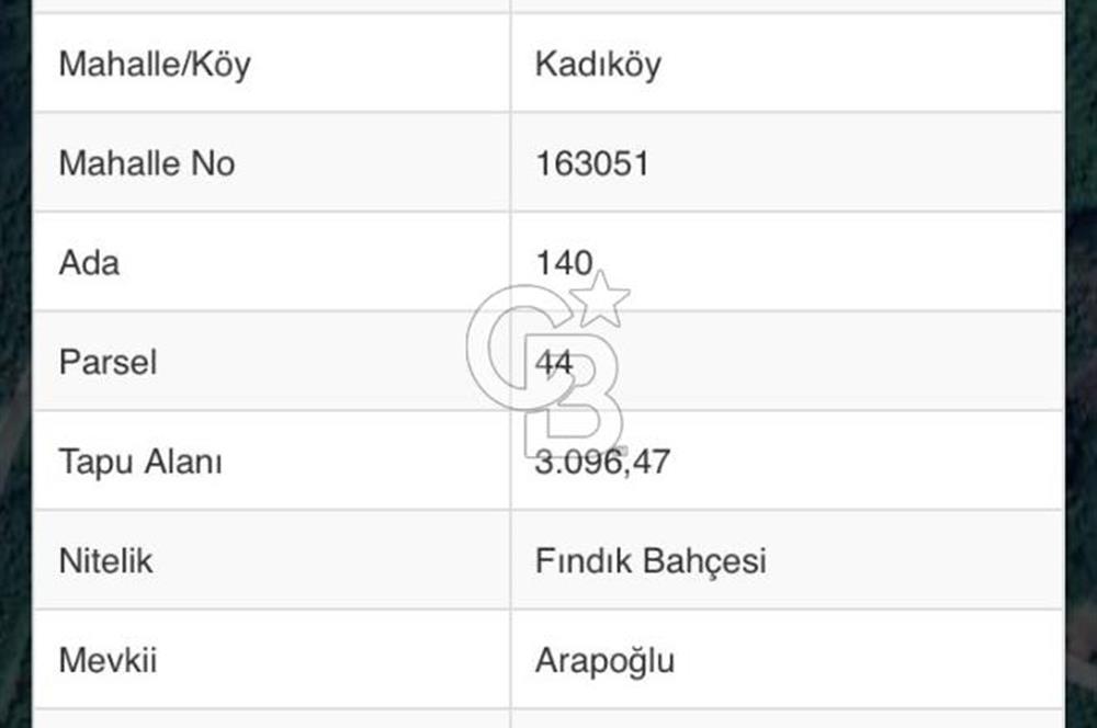 CB LİKA' DAN ÇARŞIBAŞI KADIKÖY'DE MERKEZE YAKIN SATILIK ARSA