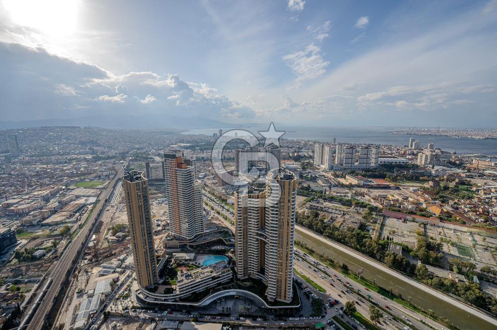 MAHAL BOMONTİ 47. KAT | 302 m² KİRALIK HOME OFİS | PANORAMİK İZMİR MANZARASI